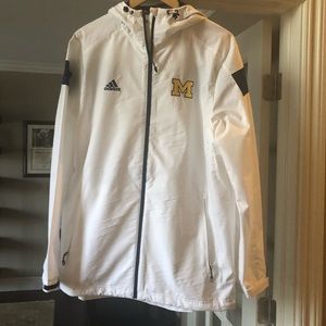 Men’s Adidas University of Michigan wind breaker